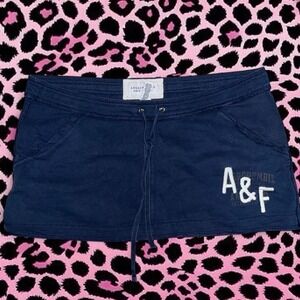 RARE Y2K A&F abercrombie and fitch mini skirt athletic style Large